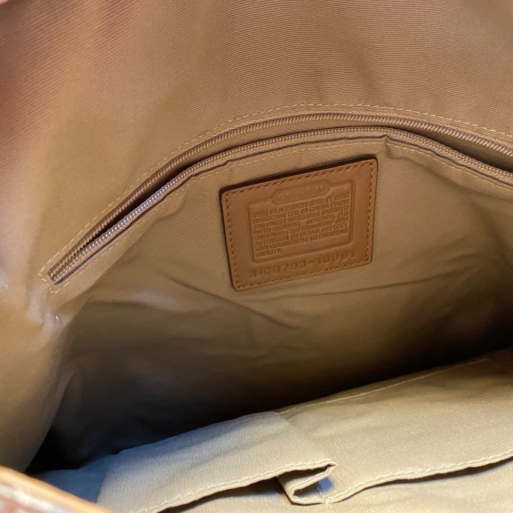 Coach Chelsea Hobo Signature Jacquard Shoulder Bag - Beige/Tan - Picture 3 of 5